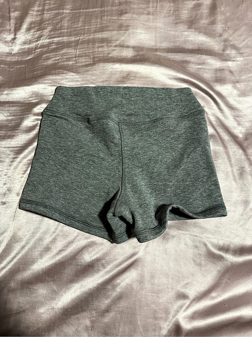 Hollister Gray Low-Rise Workout Shorts